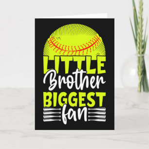 Little Brother Biggest Fan Softll, Softll Boys _1 Card
