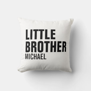 Little Brother Custom Throw Pillow