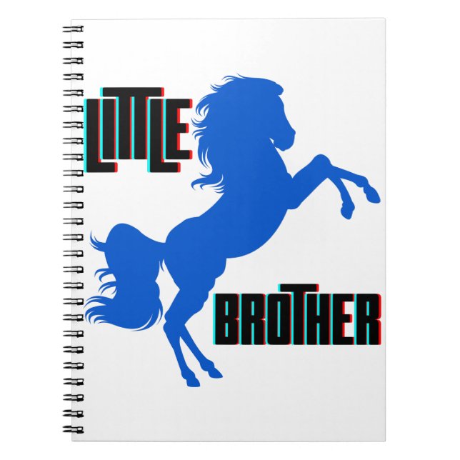 Little Brother Horse Rearing Notebook (Front)