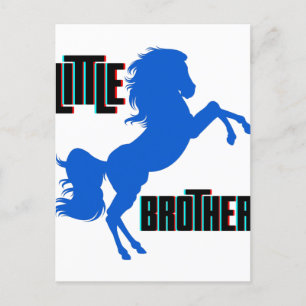 Little Brother Horse Rearing Postcard