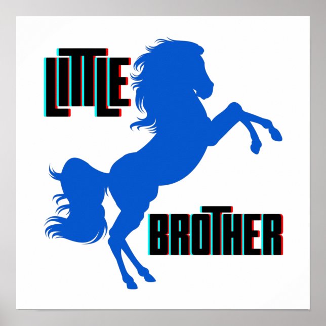 Little Brother Horse Rearing Poster (Front)