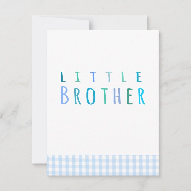 Little Brother in blue (Front)