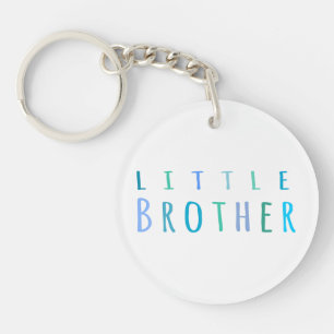 Little Brother in blue Keychain