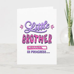 Little brother in progress card