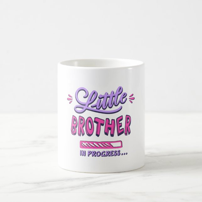 Little brother in progress coffee mug (Center)