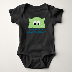 Little Brother Monster T-shirt Baby Bodysuit