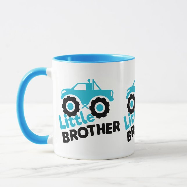 Little Brother Monster Truck Mug (Left)