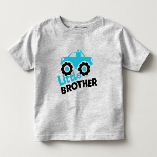 Little Brother Monster Truck Toddler T-shirt