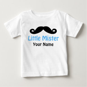 Little Brother Moustache Personalized T-shirt