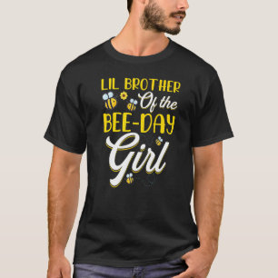 Little Brother Of The Bee Day Girl Family Matching T-Shirt