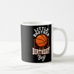 Little Brother Of The Birthday Boy Sketll Theme Bd Coffee Mug