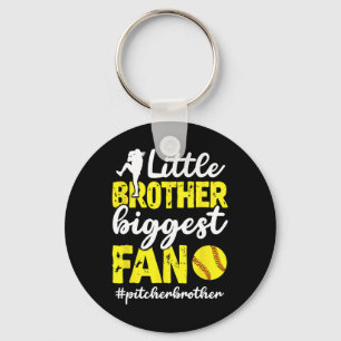 Little Brother Softll Pitcher Brother Softll Pitch Keychain