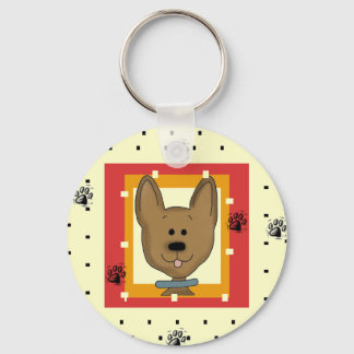 Little Brown Doggie Tshirts and Gifts Keychain