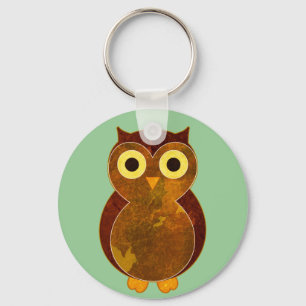 Little Brown Owl Keychain