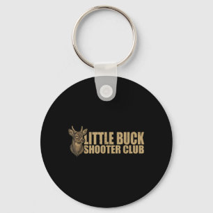 Little Buck Shooter Club Deer Hunting Bowhunter Keychain