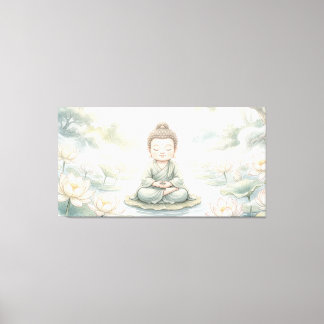 Little Buddha Canvas Print