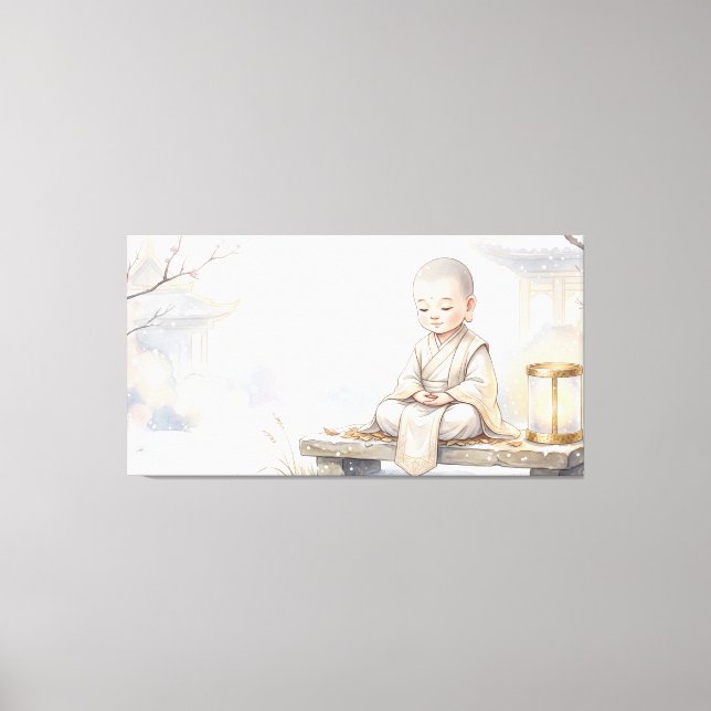 Little Buddha Canvas Print (Front)