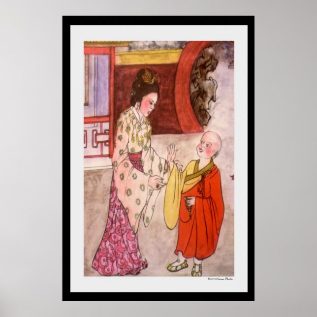 Little Buddhist Monk Print (Front)