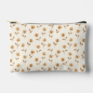 Little Budding Queen Annes - cottage core pattern. Accessory Pouch