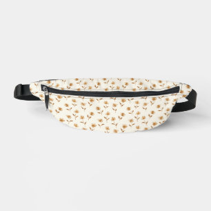 Little Budding Queen Annes - cottage core pattern. Fanny Pack