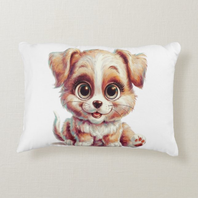 Little Buddy Accent Pillow (Back)