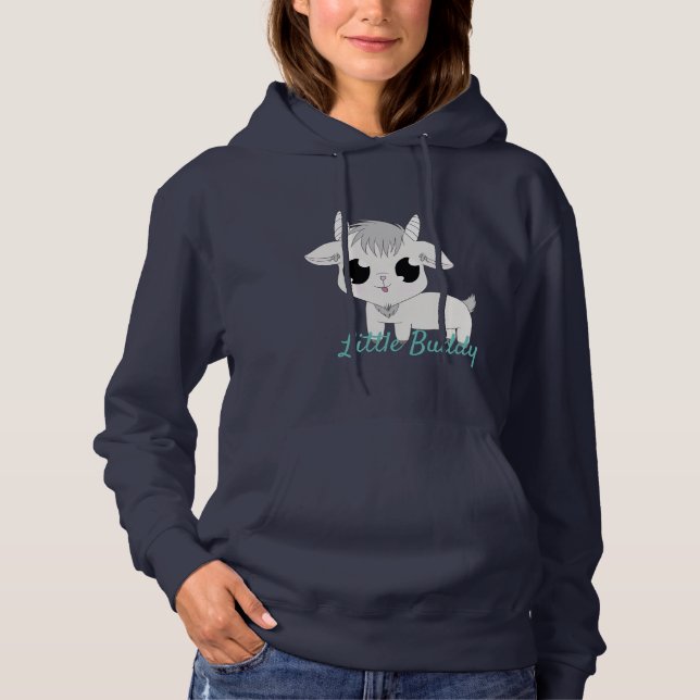 Little Buddy Hoodie - Navy (Front)