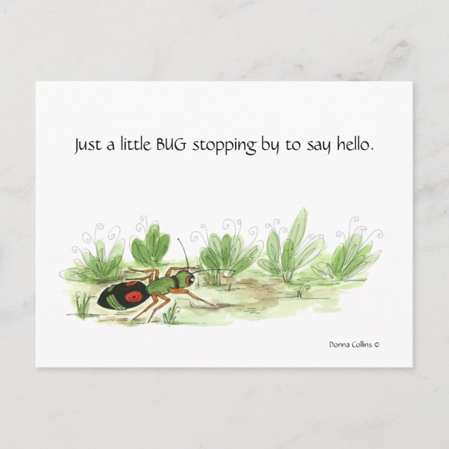 Little bug Postcard (Front)