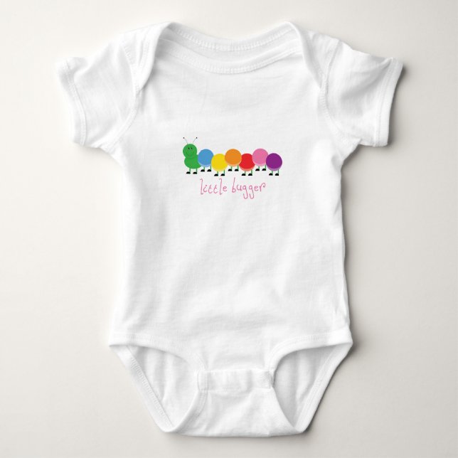 Little Bugger Caterpillar Baby Bodysuit (Front)