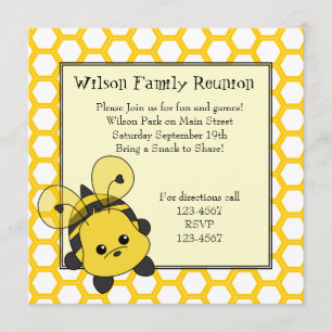 Little Bumble Bee Cutie Invitation