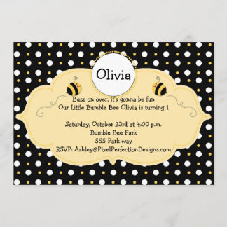 Little Bumble Bee Invite