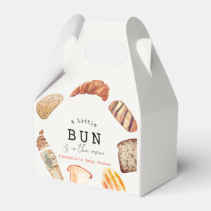 Little Bun in the Oven Bakery Pastries Baby Shower Favor Box