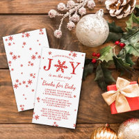 Little Bundle Of Joy Christmas Baby Shower Book