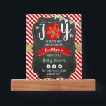 "Little Bundle Of Joy" Christmas Baby Shower Picture Ledge<br><div class="desc">Celebrate in style with this trendy baby shower welcome sign. The design is easy to personalize with your own wording and your family and friends will be thrilled when they see this fabulous party sign. Matching items can be found in the collection.</div>