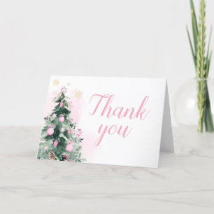 Little Bundle of Joy Christmas  Thank You Card