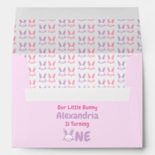 Little Bunny 1st Birthday Envelope