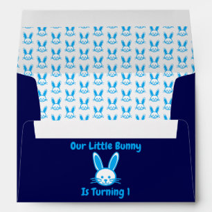 Little Bunny 1st Birthday Envelope