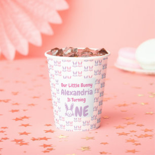 Little Bunny 1st Birthday Paper Cups