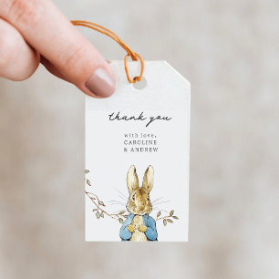Little Bunny Baby Shower Thank You Gift Tags