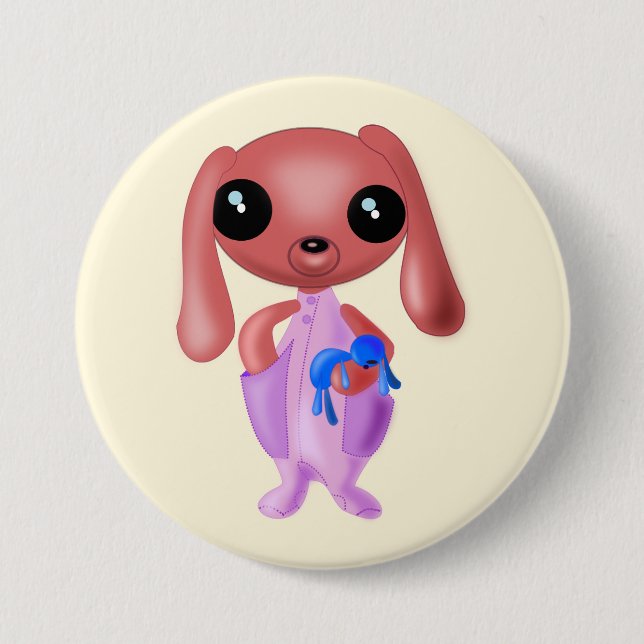 Little Bunny Button - Your Colour (Front)