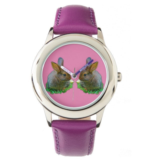Little Bunny - cute kids Watch (Front)