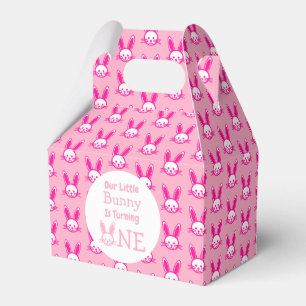 Little Bunny First Birthday Favor Box