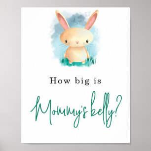 Little Bunny - How big is Mommy's belly Poster