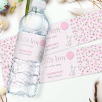 Little Bunny Pink Floral Baby Shower