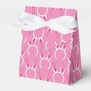 Little Bunny Pink Rabbit Ears New Baby Shower Favor Box