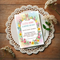 Little Bunny Spring Floral Baby Shower