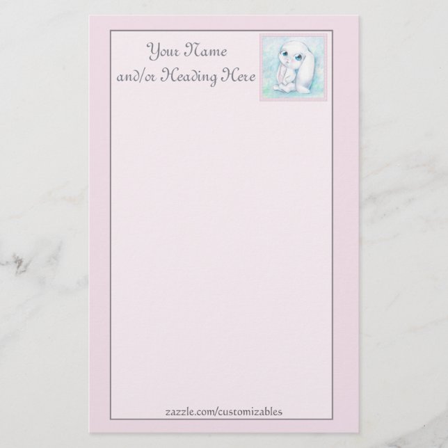 Little Bunny Stationery (Front)