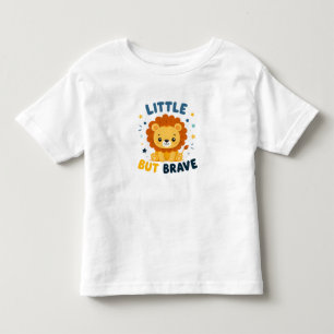 🦁 Little But Brave For Toddler Boys ⭐ T-shirt