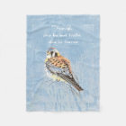 Little but Fierce Inspirational Quote Kestrel Bird