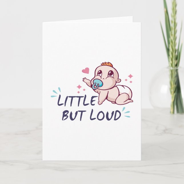 Little but loud card (Front)