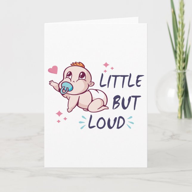 Little but loud card (Front)